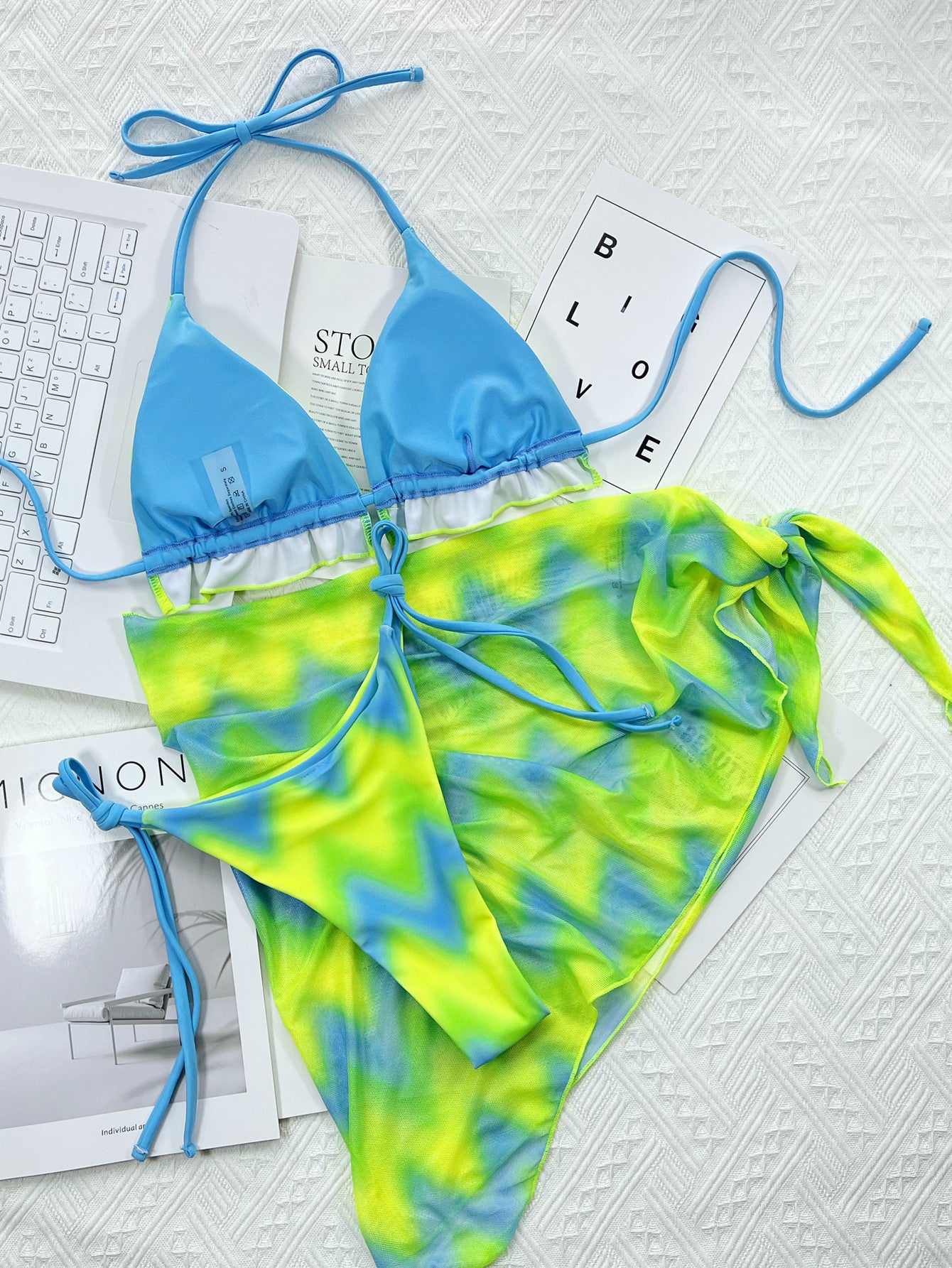 Bikini Tie Dye Swimsuit Bikini New Swimsuit Ladies Split Swimwear